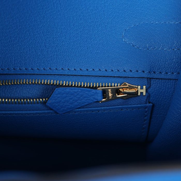 Handmade Bag HB 30 Bleu Hydra Togo Gold Hardware - 图片 3