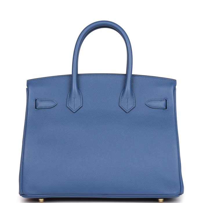 Handmade Bag HB 30 Bleu Brighton Epsom Gold Hardware - 图片 2