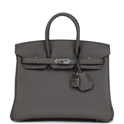Handmade Bag HB 25 Etain Togo Palladium Hardware