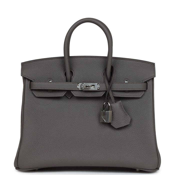 Handmade Bag HB 25 Etain Togo Palladium Hardware