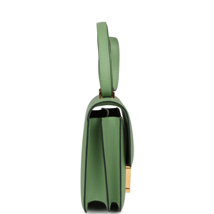 Handmade Bag HC 18 Vert Criquet Epsom Marquette Hardware - 图片 3