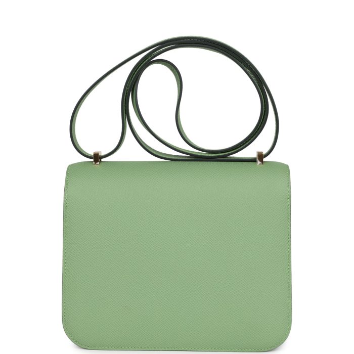 Handmade Bag HC 18 Vert Criquet Epsom Marquette Hardware - 图片 4
