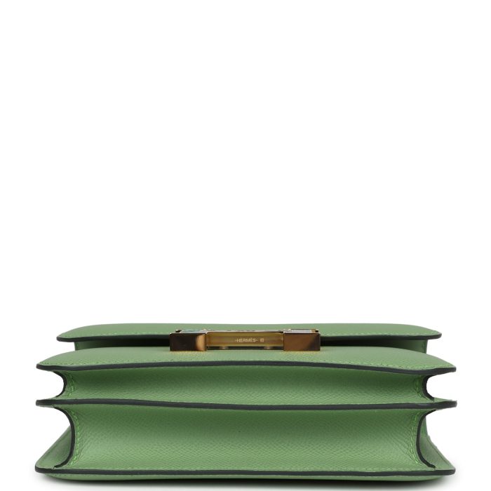 Handmade Bag HC 18 Vert Criquet Epsom Marquette Hardware - 图片 5