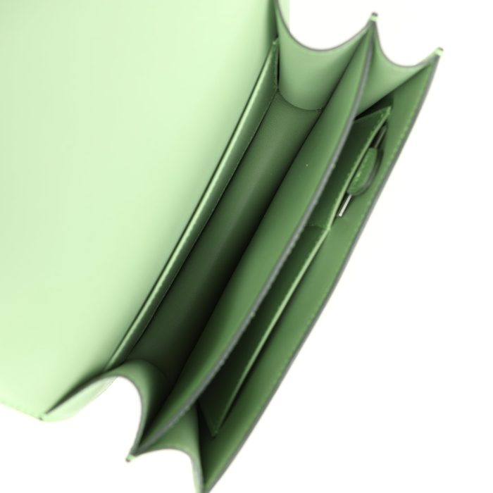 Handmade Bag HC 18 Vert Criquet Epsom Marquette Hardware - 图片 8