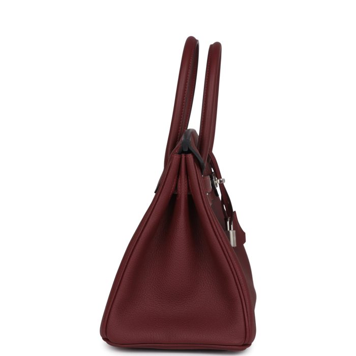 Handmade Bag HB 30 Rouge H Togo Palladium Hardware - 图片 3