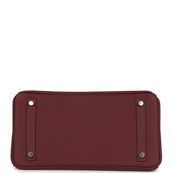 Handmade Bag HB 30 Rouge H Togo Palladium Hardware - 图片 5