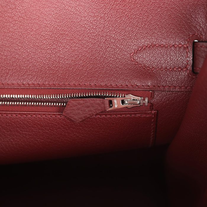 Handmade Bag HB 30 Rouge H Togo Palladium Hardware - 图片 8