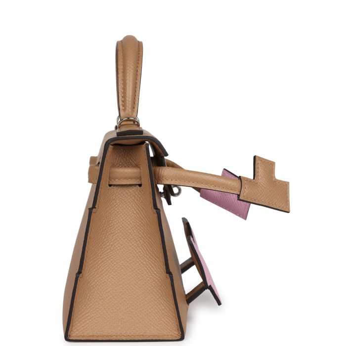 Handmade HPKD Chai_Mauve Sylvestre_Bleu Celeste_Terre Battue Epsom Palladium Hardware - 图片 4