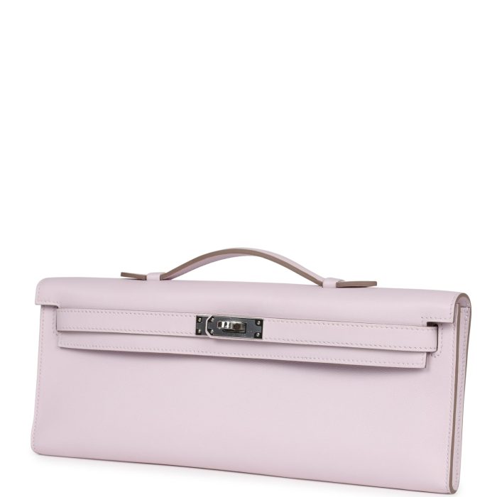 Handmade Bag HKC Mauve Pale Swift Palladium Hardware - 图片 3