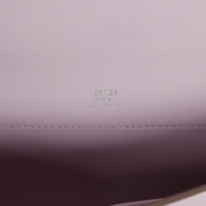 Handmade Bag HKC Mauve Pale Swift Palladium Hardware - 图片 6