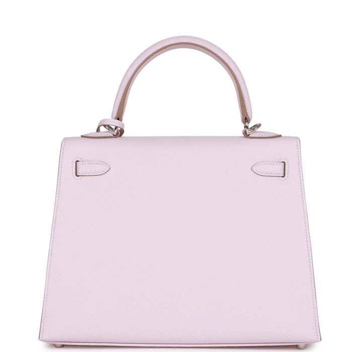 Handmade HKS 25 Mauve Pale Epsom Palladium Hardware - 图片 4
