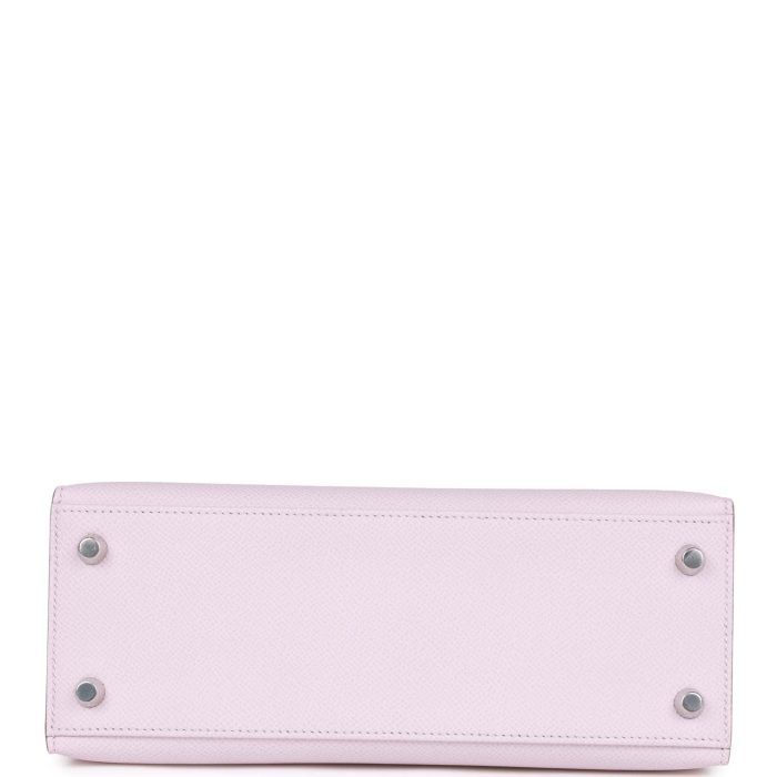 Handmade HKS 25 Mauve Pale Epsom Palladium Hardware - 图片 6