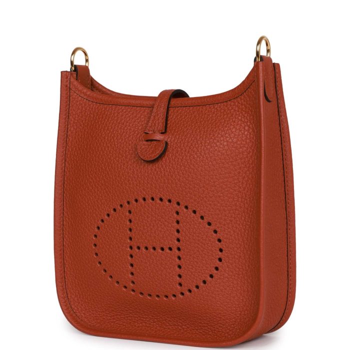 Handmade Bag HE TPM Cuivre Clemence Gold Hardware - 图片 3
