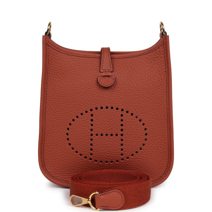 Handmade Bag HE TPM Cuivre Clemence Gold Hardware - 图片 9