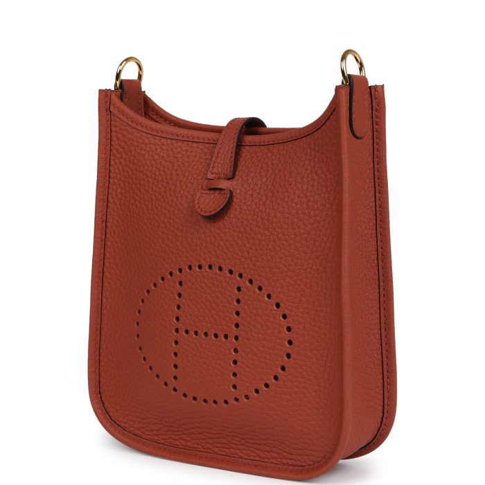 Handmade Bag HE TPM Cuivre Clemence Gold Hardware - 图片 11