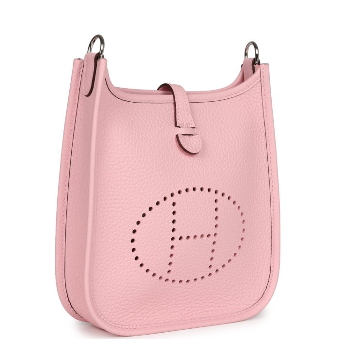 Handmade Bag HE TPM Rose Sakura Clemence Palladium Hardware - 图片 2