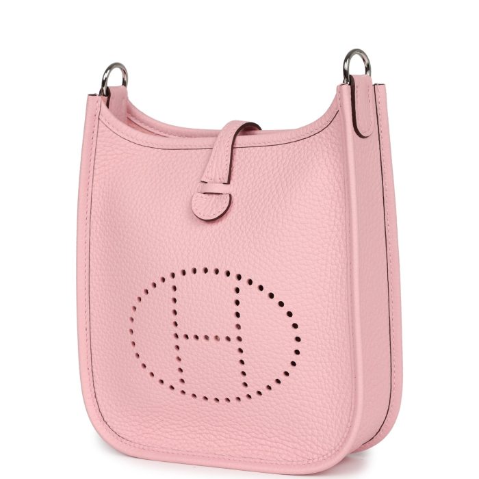 Handmade Bag HE TPM Rose Sakura Clemence Palladium Hardware - 图片 3