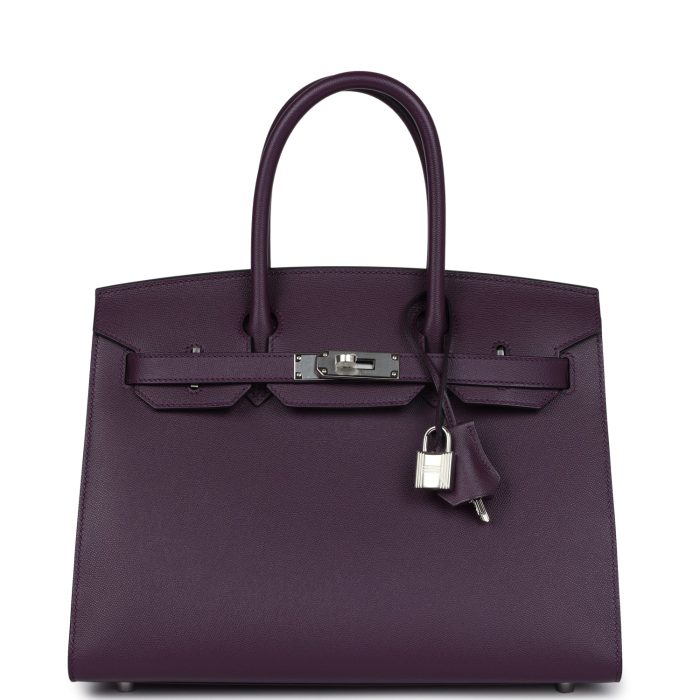 Handmade Bag HB Sellier 30 Cassis Madame Palladium Hardware