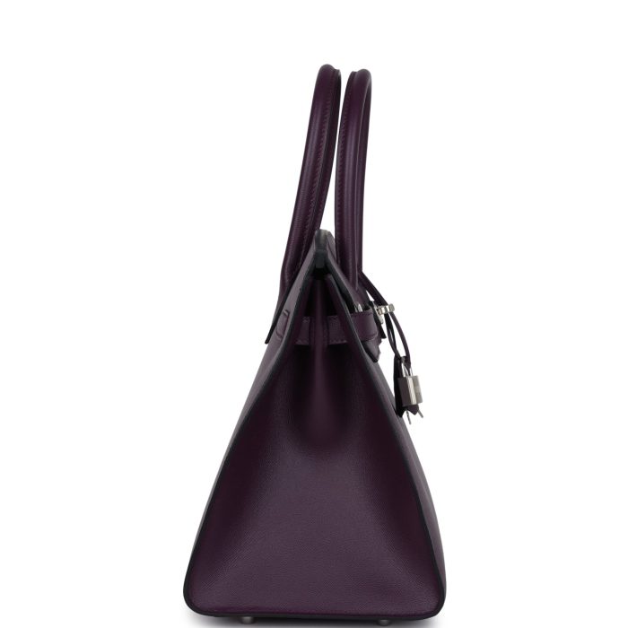 Handmade Bag HB Sellier 30 Cassis Madame Palladium Hardware - 图片 3