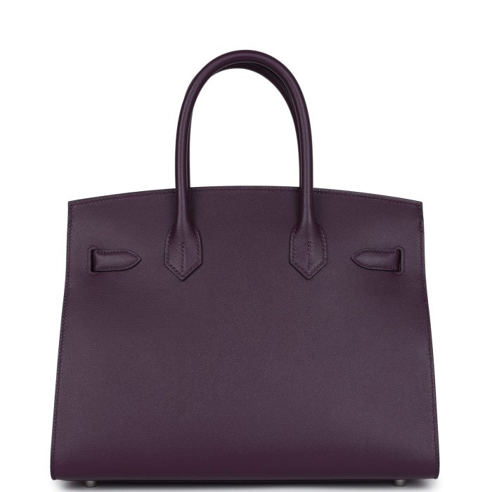 Handmade Bag HB Sellier 30 Cassis Madame Palladium Hardware - 图片 4