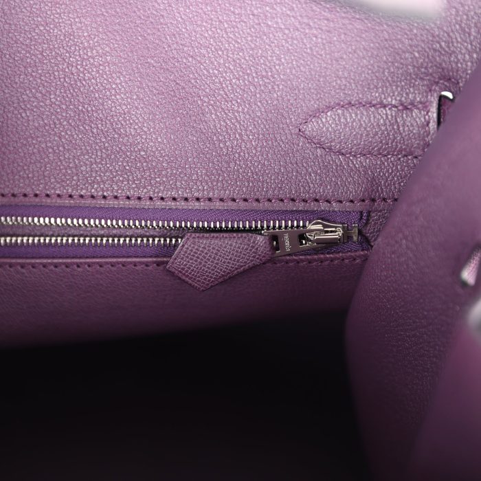 Handmade Bag HB Sellier 30 Cassis Madame Palladium Hardware - 图片 8