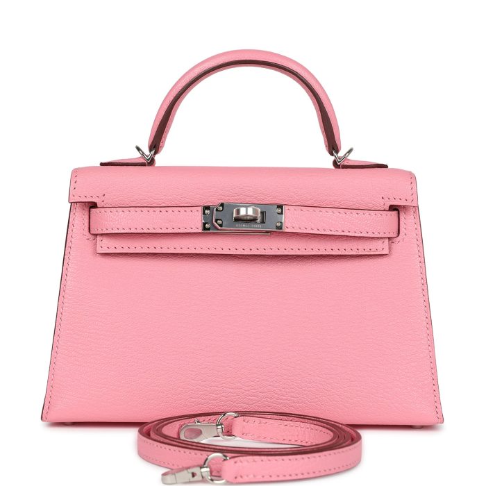 Handmade HKS 20 Rose Confetti Verso Chèvre Palladium Hardware