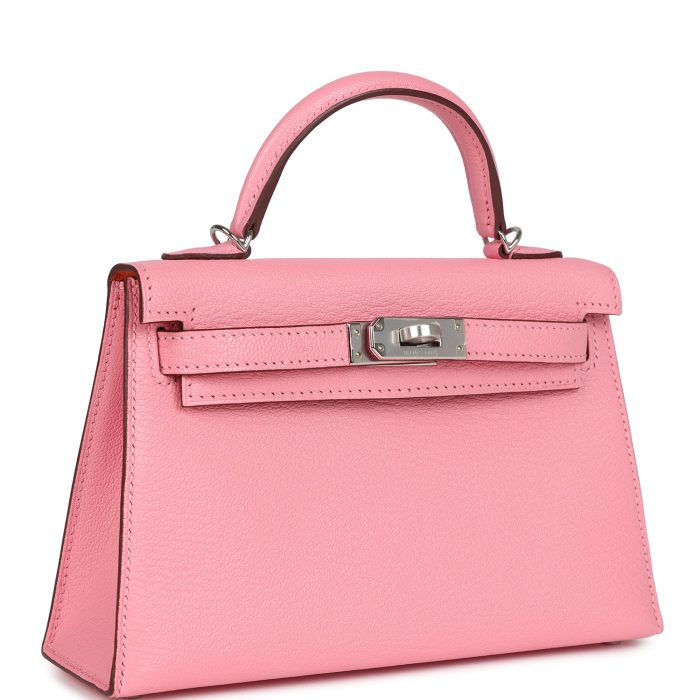 Handmade HKS 20 Rose Confetti Verso Chèvre Palladium Hardware - 图片 2