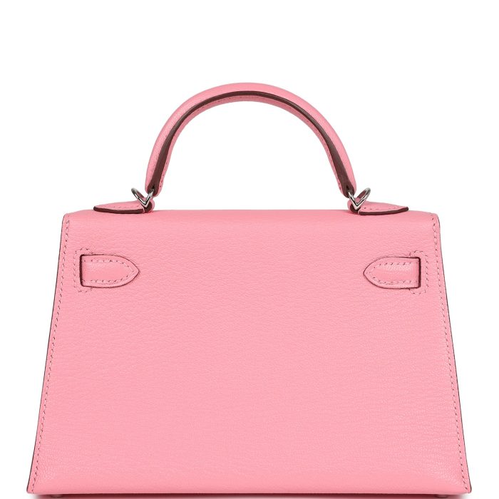 Handmade HKS 20 Rose Confetti Verso Chèvre Palladium Hardware - 图片 5