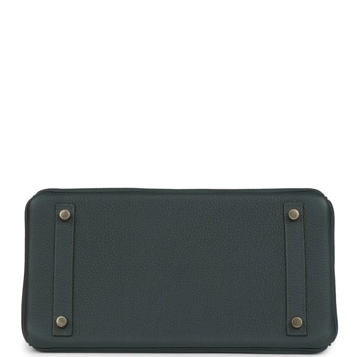 Handmade Bag HB 30 Vert Mangrove Togo Gold Hardware - 图片 5