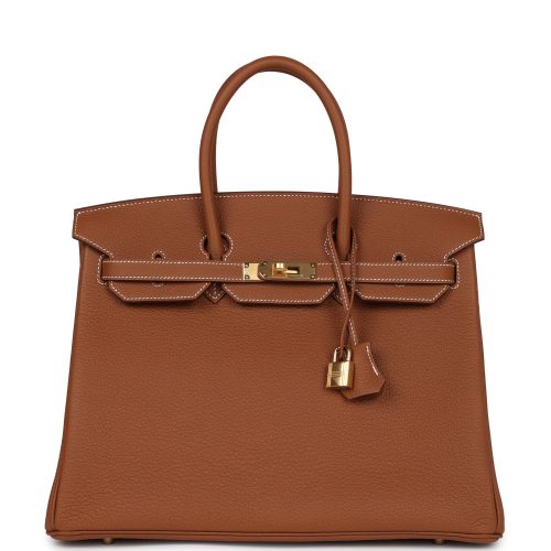 Handmade Bag HB 35 Gold Togo Gold Hardware