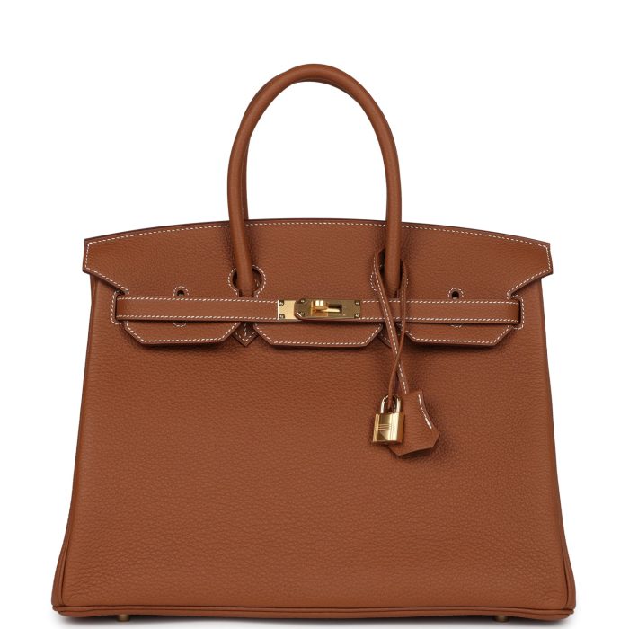 Handmade Bag HB 35 Gold Togo Gold Hardware