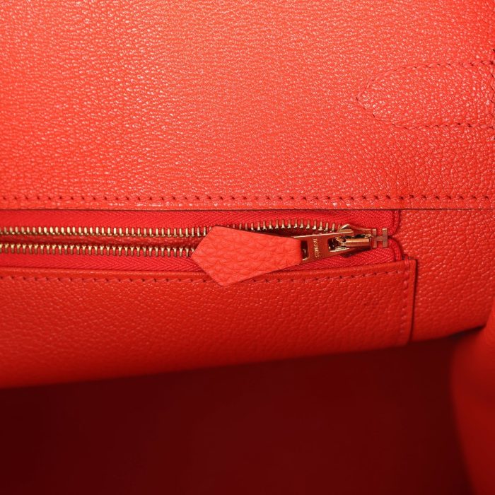 Handmade Bag HB 35 Capucine Togo Gold Hardware - 图片 8