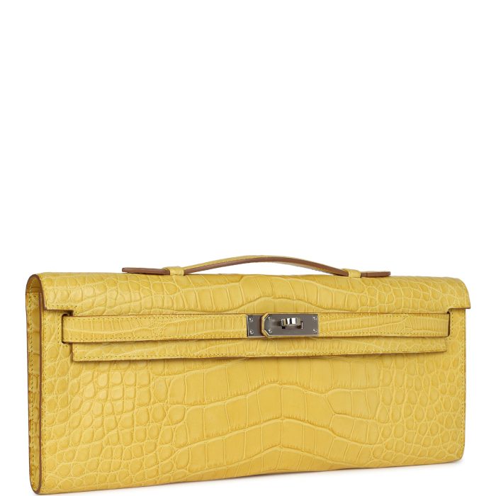 Handmade Bag HKC Mimosa Matte Alligator Palladium Hardware - 图片 2