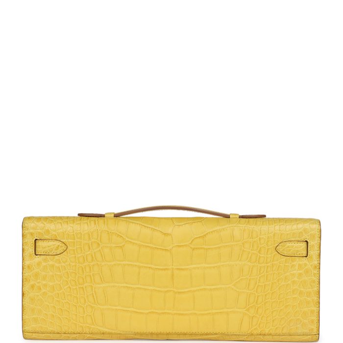 Handmade Bag HKC Mimosa Matte Alligator Palladium Hardware - 图片 4