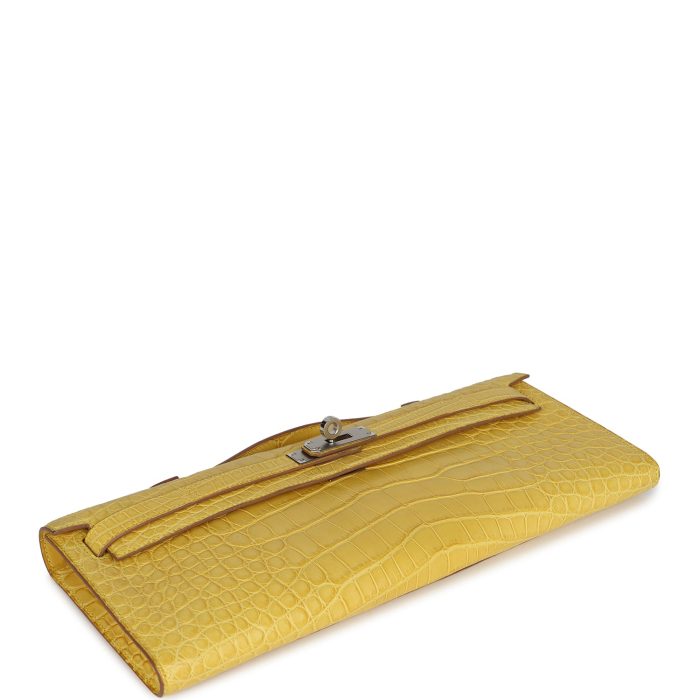 Handmade Bag HKC Mimosa Matte Alligator Palladium Hardware - 图片 6
