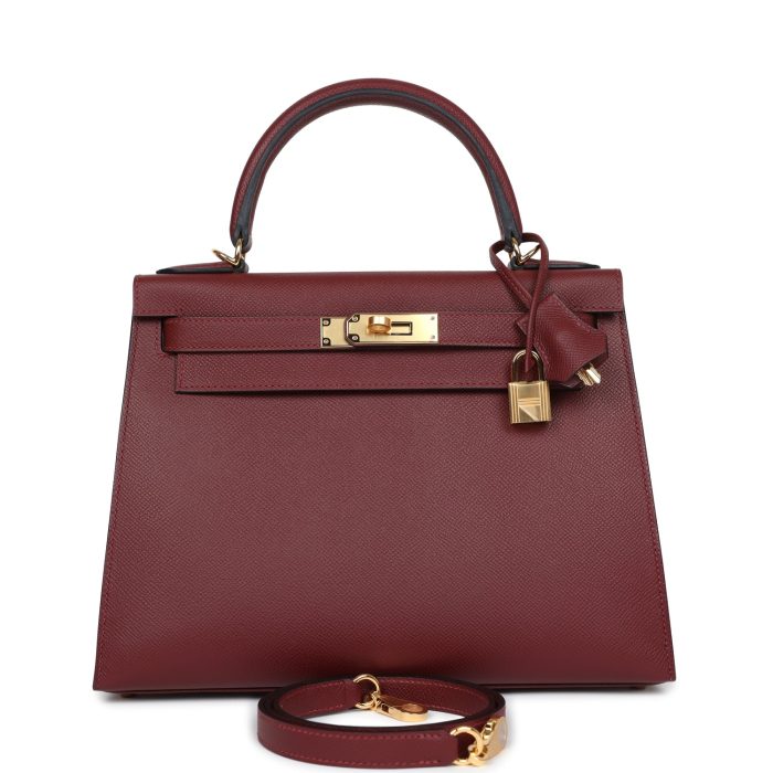 Handmade HKS 28 Rouge H Epsom Gold Hardware