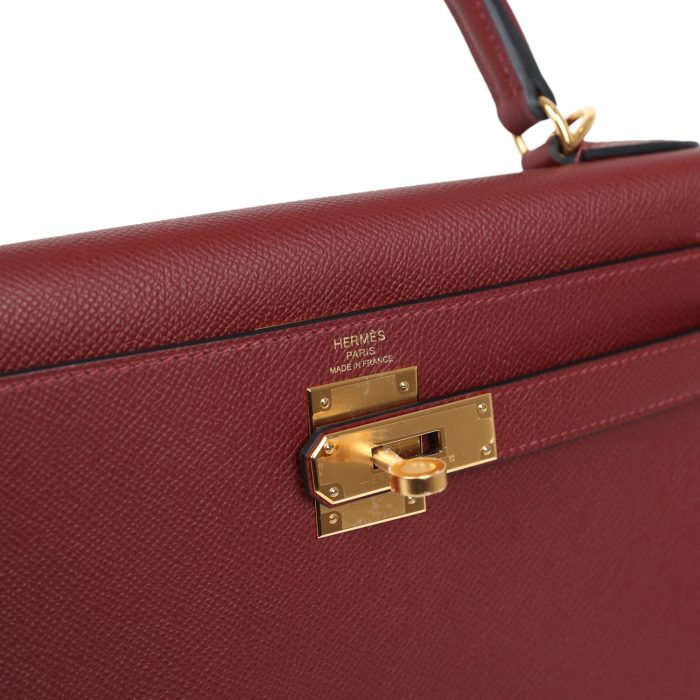 Handmade HKS 28 Rouge H Epsom Gold Hardware - 图片 7