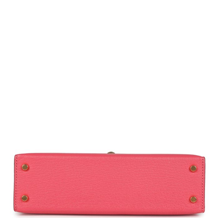 Handmade HKS 20 Rose Lipstick Chevre Mysore Gold Hardware - 图片 5