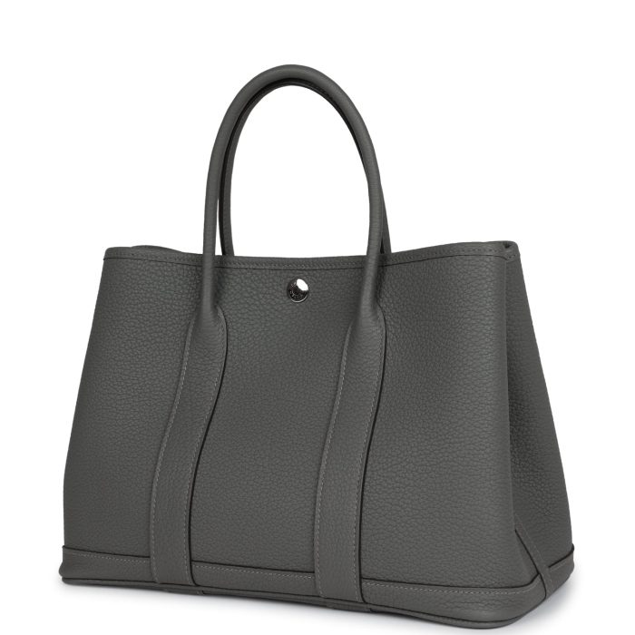 Handmade Bag HGP 30 Gris Meyer Negonda Palladium Hardware - 图片 4