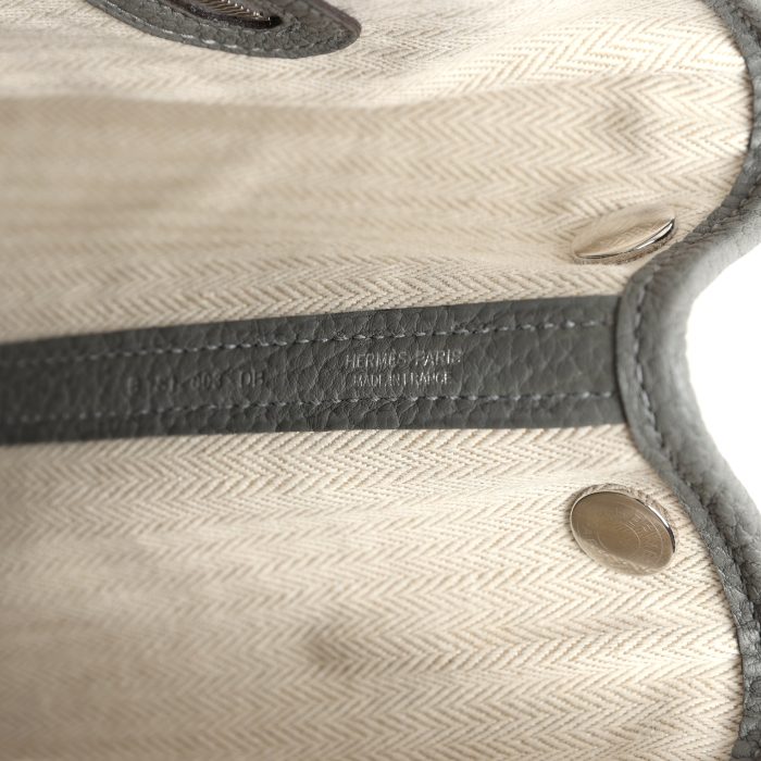 Handmade Bag HGP 30 Gris Meyer Negonda Palladium Hardware - 图片 8