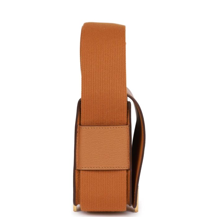 Handmade Bag HG Caramel Chevre Gold Hardware - 图片 3