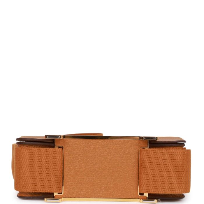 Handmade Bag HG Caramel Chevre Gold Hardware - 图片 4