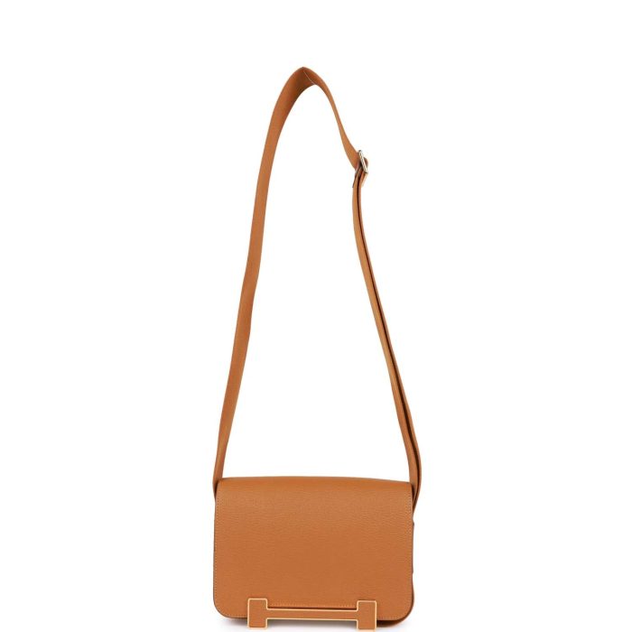 Handmade Bag HG Caramel Chevre Gold Hardware - 图片 5