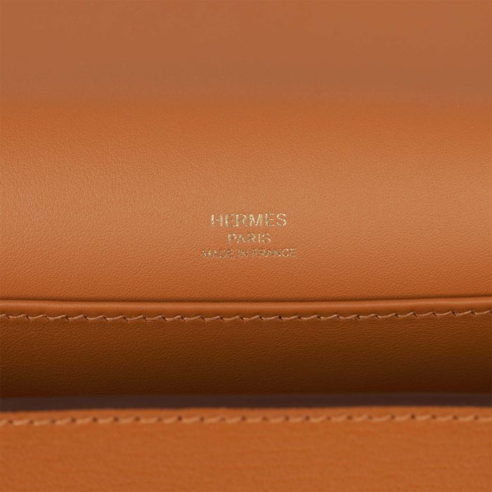 Handmade Bag HG Caramel Chevre Gold Hardware - 图片 6