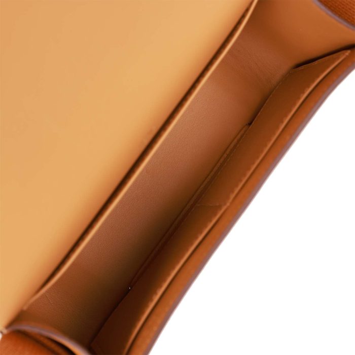 Handmade Bag HG Caramel Chevre Gold Hardware - 图片 7