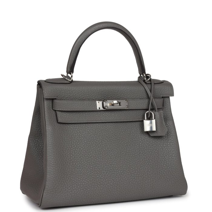 Handmade HKR 28 Gris Meyer Clemence Palladium Hardware - 图片 2