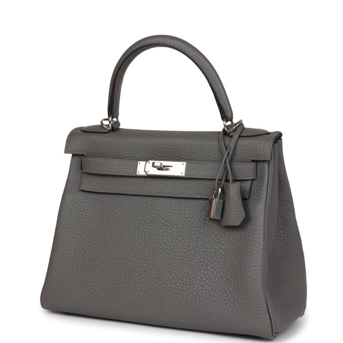 Handmade HKR 28 Gris Meyer Clemence Palladium Hardware - 图片 3