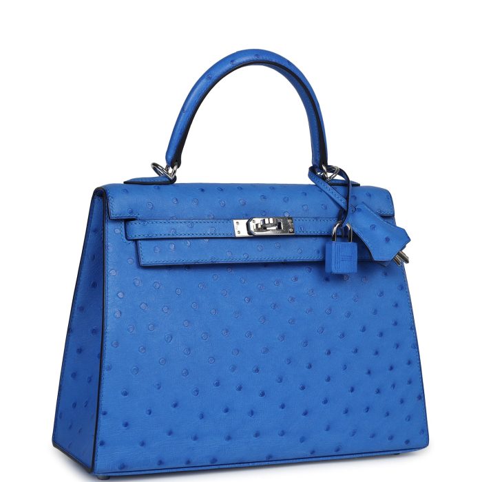 Handmade HKS 25 Bleuet Ostrich Palladium Hardware - 图片 2