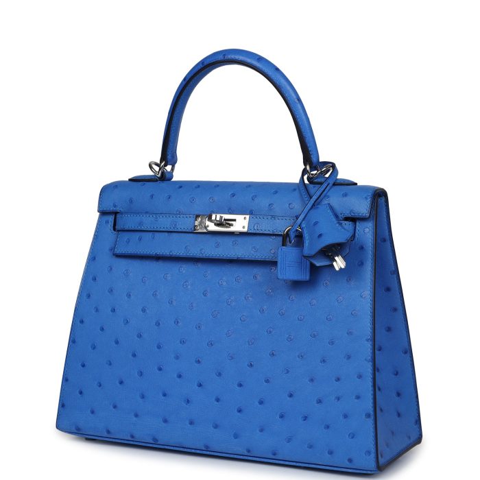 Handmade HKS 25 Bleuet Ostrich Palladium Hardware - 图片 3