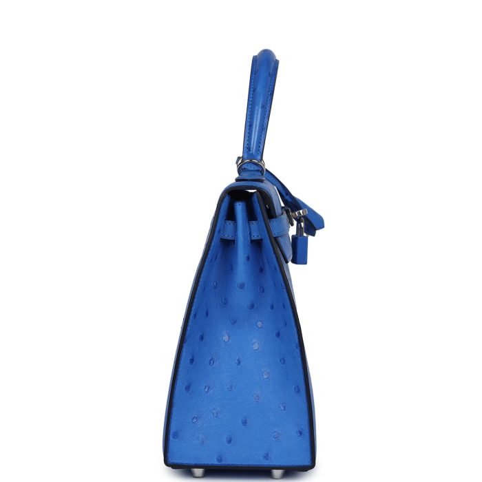 Handmade HKS 25 Bleuet Ostrich Palladium Hardware - 图片 4